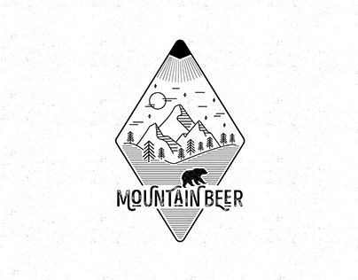 Mountain Beer - Personal Graphic Design Project