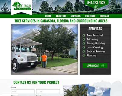 Tree Service Website Design and Development