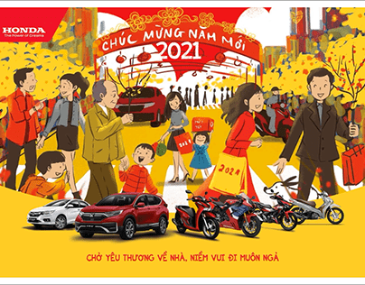 Honda Calendar 2021 - JOY BEHIND THE RIDE