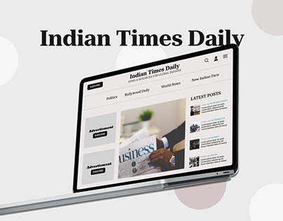 Indian Times Daily - News Website Design
