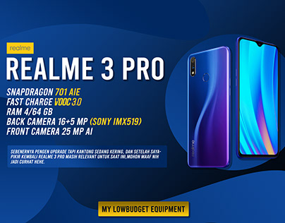 Realme 3 Pro Flyer - My Lowbudget Equipment #1