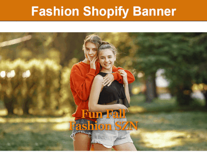 Fashion Shopify Store Banner