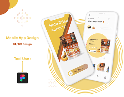 Nute Dried App Design