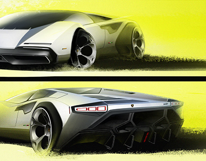Lamborghini Countach Re-Imagined