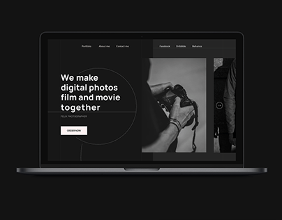 Website for photographer
