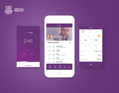 Hippo Baby Tracker App