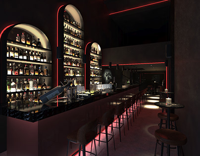 Cocktail Bar 3D Concept