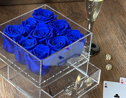 Find Blue Forever Rose - Studio De La Rose