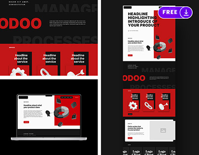 Project thumbnail - Free Landing Page Design