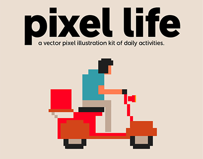pixel life - Illustration pack