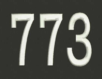 773 Cap Outline digitize logo