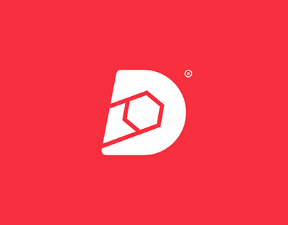 Deaiter- Blockchain logo visual identity design.