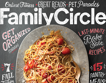 Family Circle Cover Lettering