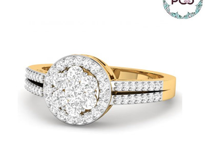 Beautiful Diamond Engagement Wedding Ring