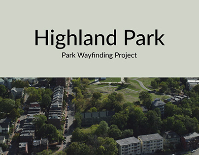 Highland Park: Park Wayfinding