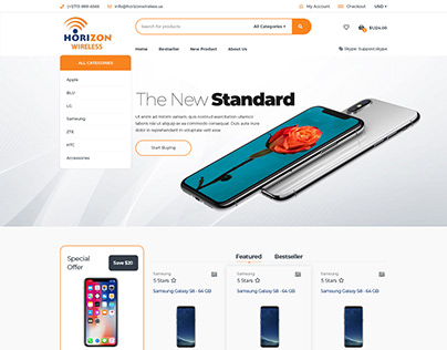 E-Commerce Website For Cellphone Business