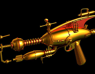 Pistola Láser - Modelado 3D