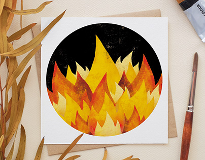 Great Ball of Fire Illustration