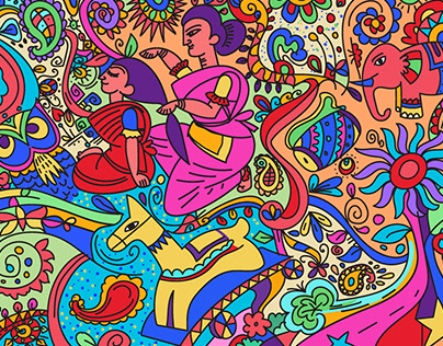 Bangla tradition Illustration