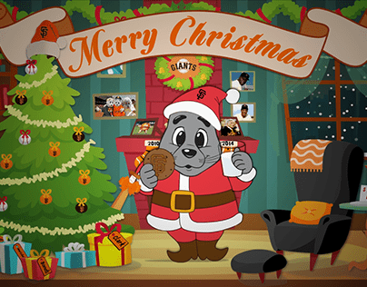 SF Giants Holiday Animations 2019-2022