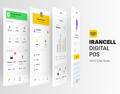 App Design of "IRANCELL" Digital POS