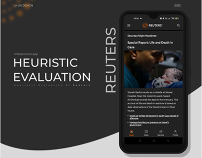 Heuristics Evaluation Of Reuters News App