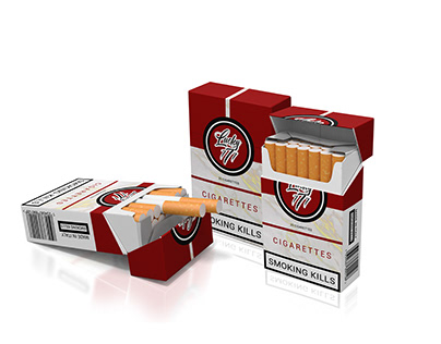 Cigarette Brand Design Mockup