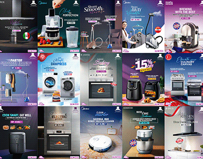 home Appliances Products Creative Ads
