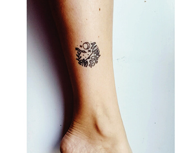 Handpoke tattoo