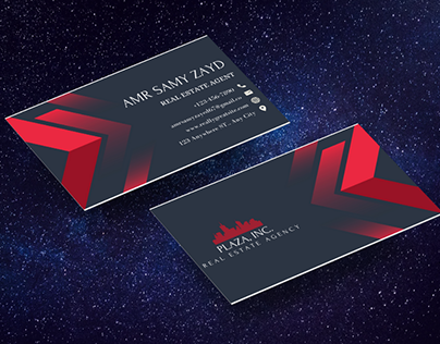 business card 2 sides