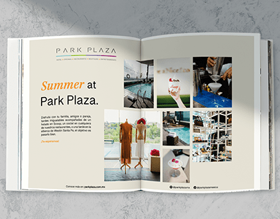 Artes para revista de Park Plaza, Santa Fe