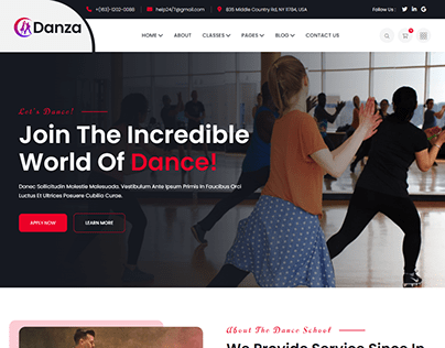 Danza –Dancing School and Ballet Studio WordPress Theme