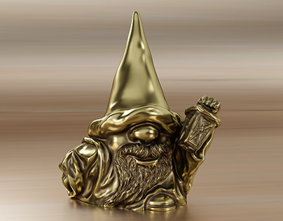 Small cute figurines of Magical Gnomes. Jewelry Holder.