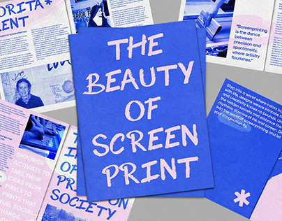 EDITORIAL MAGAZINE / THE BEAUTY OF SCREEN PRINT