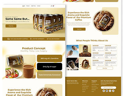 Shopify Store Landing Page Design
