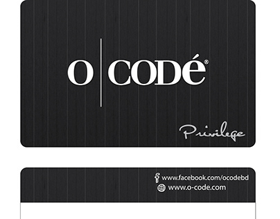 OCODE PRIVILEGE CARD 2015
