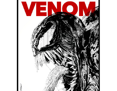venom poster design