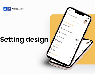 UI Design Create Setting Page