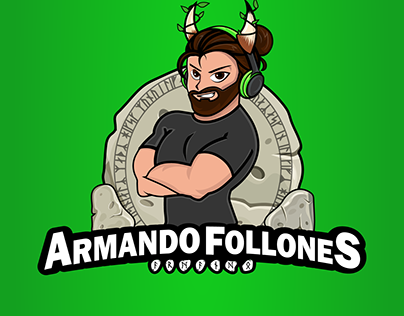 Logo para streamer Armando Follones