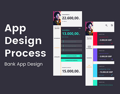 App Design Process - Bank App Design