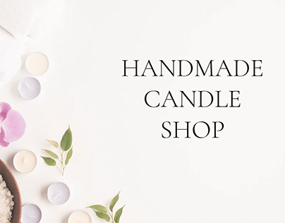 Handmade candle shop