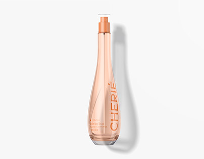 Sleek Perfum Bottle PSD Mockup