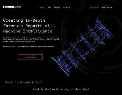 Forensic_Alpha Website design