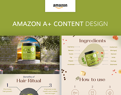 Amazon A+ Content EBC Design | Hair Rituals