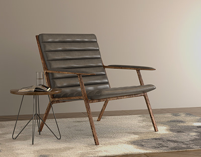 Modern Lounge Chair Visualization