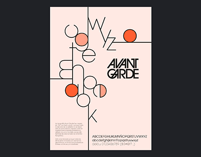 Avant Garde Typography Poster