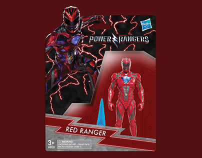 Toy Packaging Concept - Power Rangers - Blister Pack