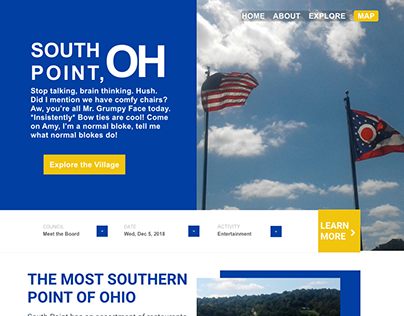 Project thumbnail - Local Government Landing Page