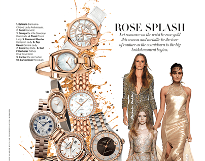 Rose Spalsh | Harper's Bazaar Bride