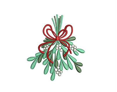 Christmas Mistletoe Branch